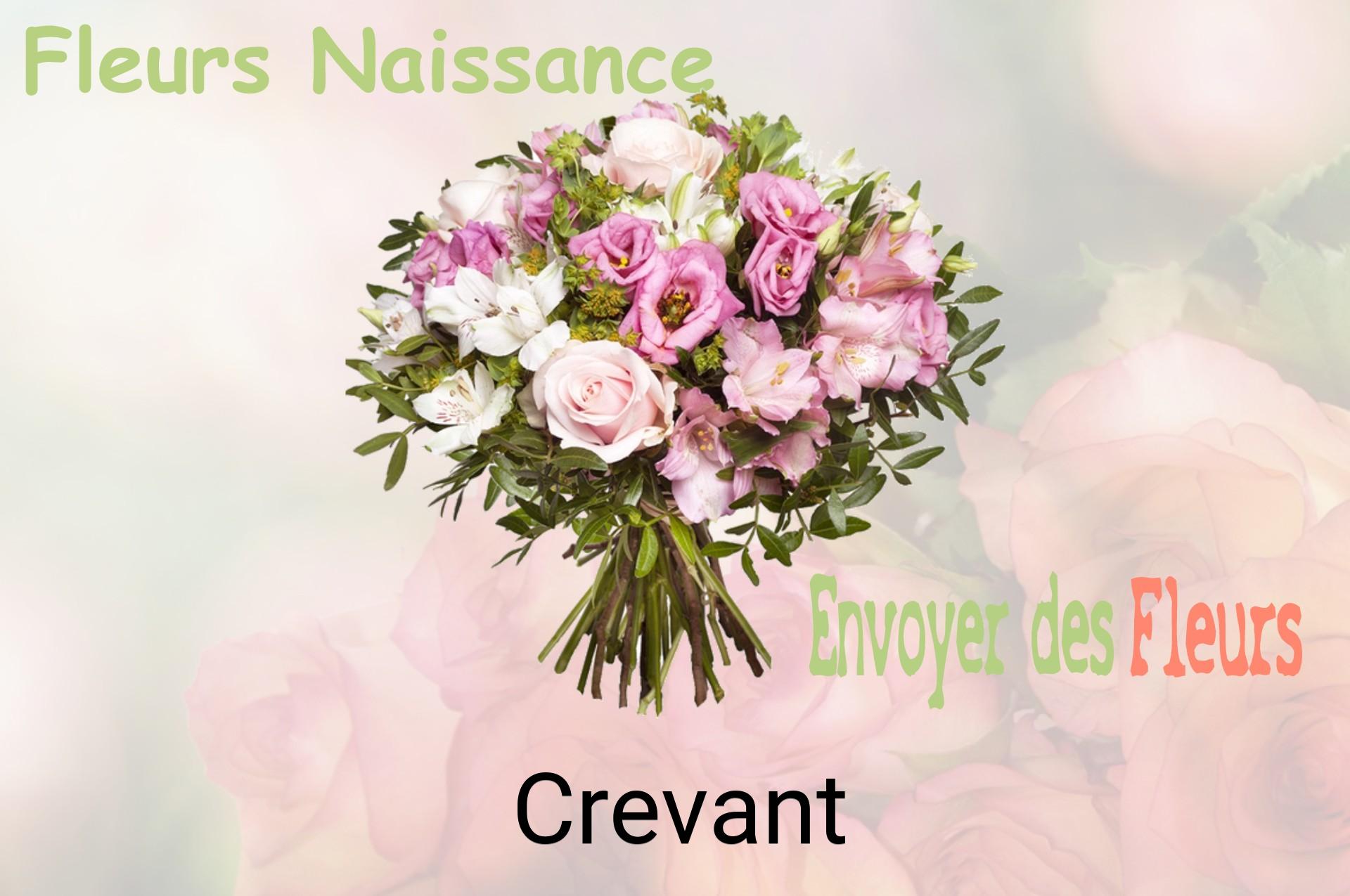 Bouquet de fleurs de naissance livré à Crevant